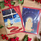 CHRISTMAS CARD SET OF 2 | Light of the World and Light in the Darkness