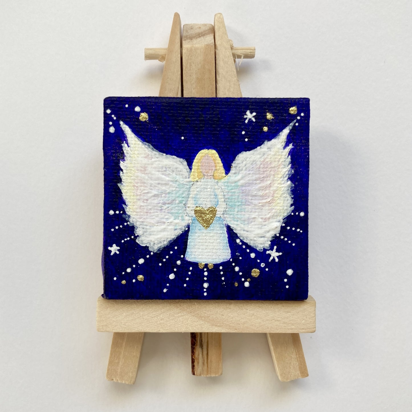 CHRISTMAS ANGEL | Original miniature painting- SOLD