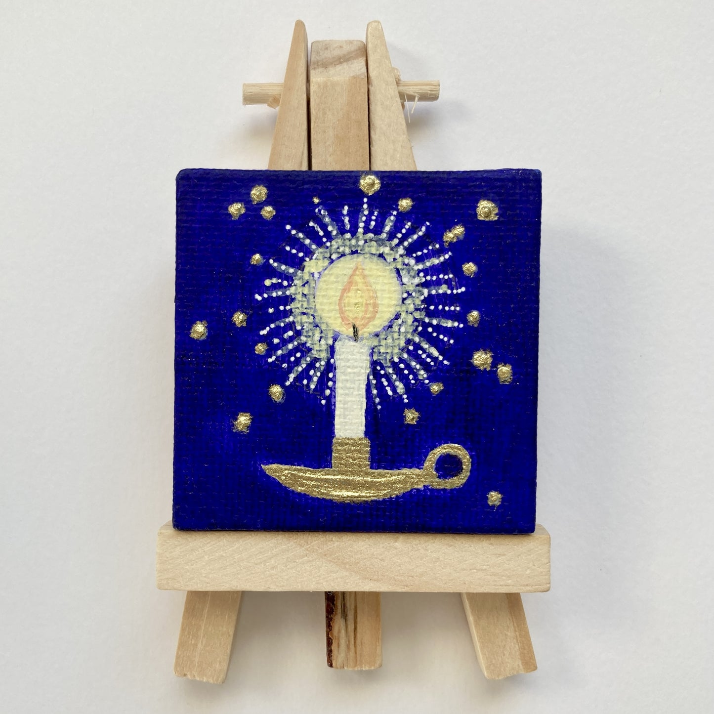 A LIGHT IN THE DARK | Original miniature painting