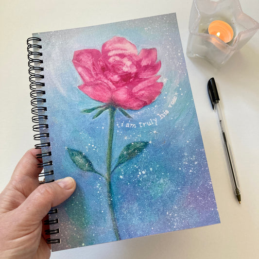 SPIRAL BOUND NOTEBOOK | Truly His Rose