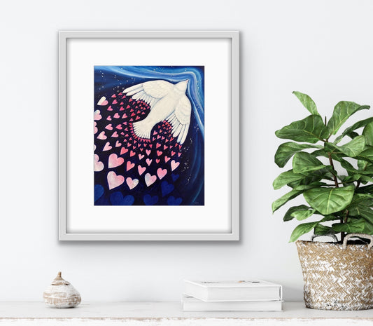 LOVE TAKES YOU HIGHER | Fine Art Giclée Print