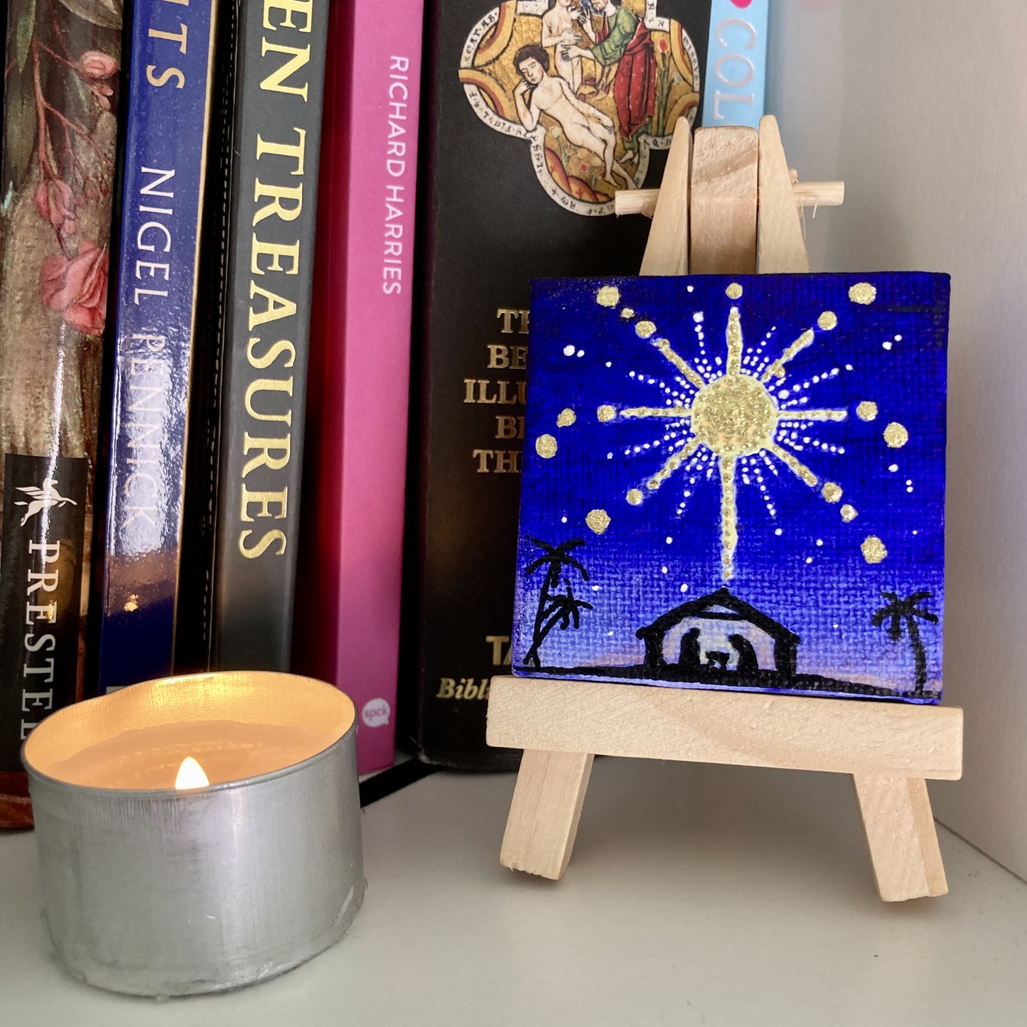 STAR OF WONDER | Original miniature painting