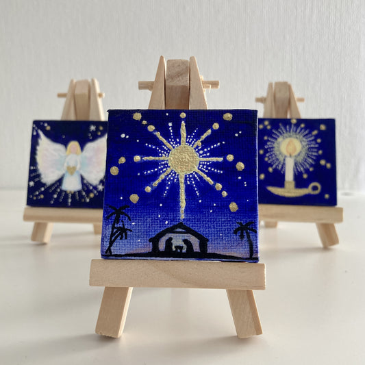 STAR OF WONDER | Original miniature painting
