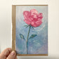 BLANK NOTECARD |  'Truly His Rose' | with brown kraft envelope